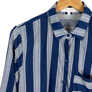 Eden & Olivia Striped Button Down